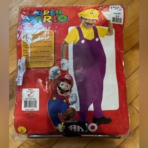 Nintendo Super Mario Purple and Yellow Kids Costume size 4-6 small